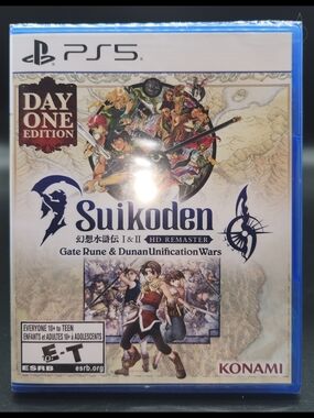 Suikoden Gate Rune & Dunan Unification Wars Day One Edition (PS5) - New/Sealed